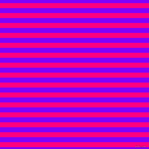 horizontal lines stripes, 16 pixel line width, 16 pixel line spacing, Deep Pink and Electric Indigo horizontal lines and stripes seamless tileable