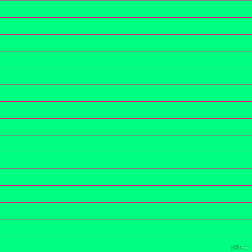 horizontal lines stripes, 1 pixel line width, 32 pixel line spacing, Deep Pink and Spring Green horizontal lines and stripes seamless tileable
