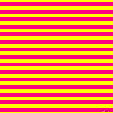 horizontal lines stripes, 16 pixel line width, 16 pixel line spacing, Deep Pink and Yellow horizontal lines and stripes seamless tileable