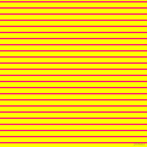 horizontal lines stripes, 4 pixel line width, 16 pixel line spacing, Deep Pink and Yellow horizontal lines and stripes seamless tileable