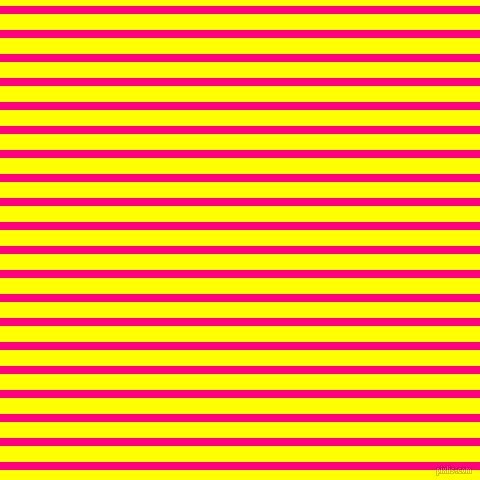 horizontal lines stripes, 8 pixel line width, 16 pixel line spacing, Deep Pink and Yellow horizontal lines and stripes seamless tileable