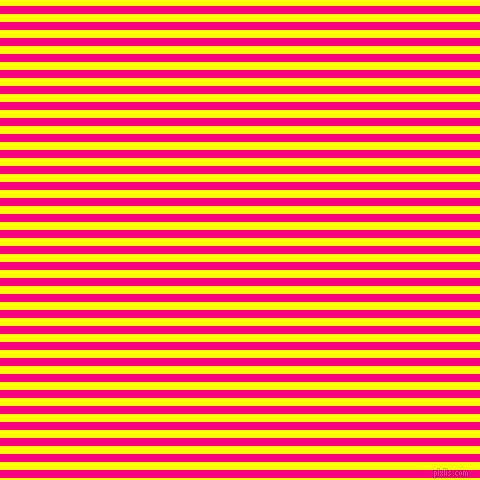 horizontal lines stripes, 8 pixel line width, 8 pixel line spacing, Deep Pink and Yellow horizontal lines and stripes seamless tileable