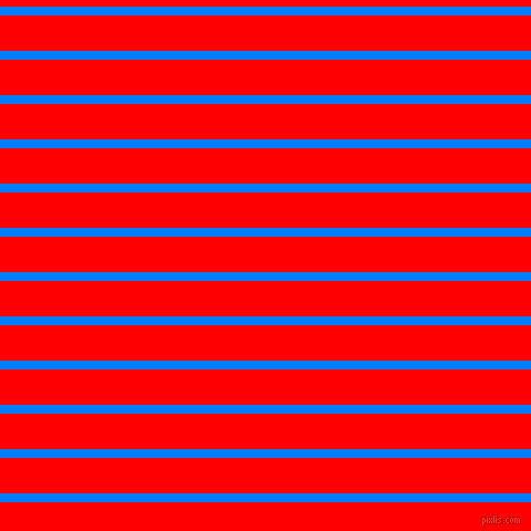 horizontal lines stripes, 8 pixel line width, 32 pixel line spacing, Dodger Blue and Red horizontal lines and stripes seamless tileable