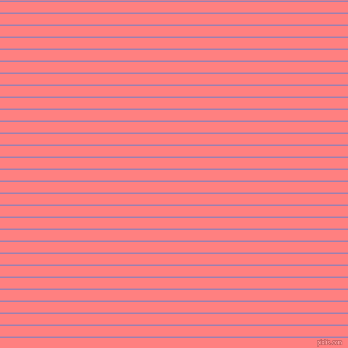 horizontal lines stripes, 1 pixel line width, 16 pixel line spacing, Dodger Blue and Salmon horizontal lines and stripes seamless tileable