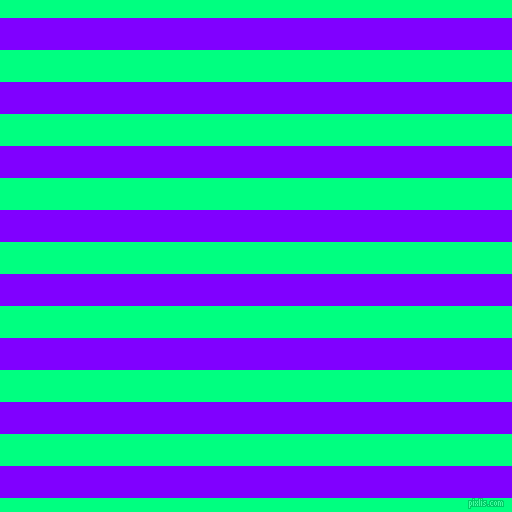 horizontal lines stripes, 32 pixel line width, 32 pixel line spacing, Electric Indigo and Spring Green horizontal lines and stripes seamless tileable