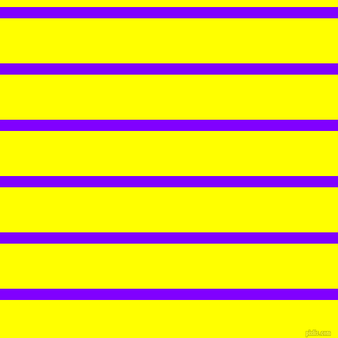 horizontal lines stripes, 16 pixel line width, 64 pixel line spacing, Electric Indigo and Yellow horizontal lines and stripes seamless tileable