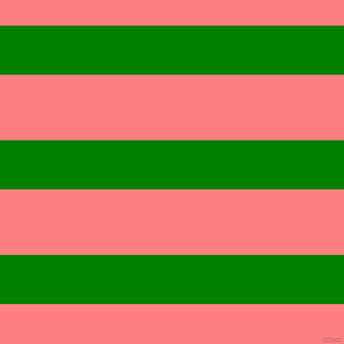 horizontal lines stripes, 96 pixel line width, 128 pixel line spacing, Green and Salmon horizontal lines and stripes seamless tileable