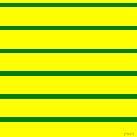 horizontal lines stripes, 16 pixel line width, 64 pixel line spacing, Green and Yellow horizontal lines and stripes seamless tileable