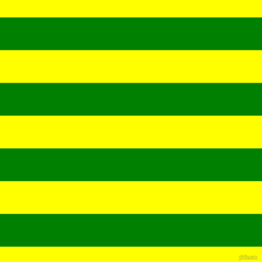 horizontal lines stripes, 64 pixel line width, 64 pixel line spacing, Green and Yellow horizontal lines and stripes seamless tileable