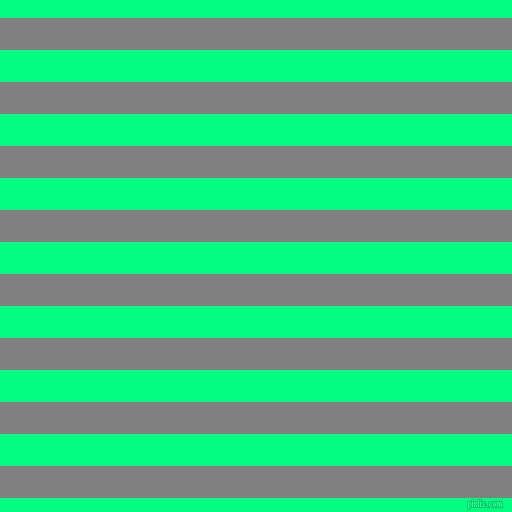 horizontal lines stripes, 32 pixel line width, 32 pixel line spacing, Grey and Spring Green horizontal lines and stripes seamless tileable