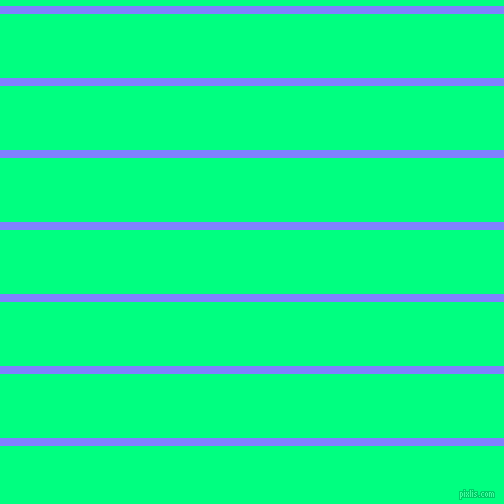 horizontal lines stripes, 8 pixel line width, 64 pixel line spacing, Light Slate Blue and Spring Green horizontal lines and stripes seamless tileable
