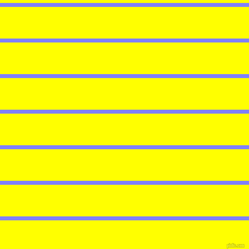 horizontal lines stripes, 8 pixel line width, 64 pixel line spacing, Light Slate Blue and Yellow horizontal lines and stripes seamless tileable