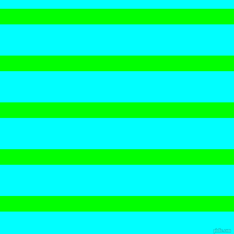 horizontal lines stripes, 32 pixel line width, 64 pixel line spacing, Lime and Aqua horizontal lines and stripes seamless tileable