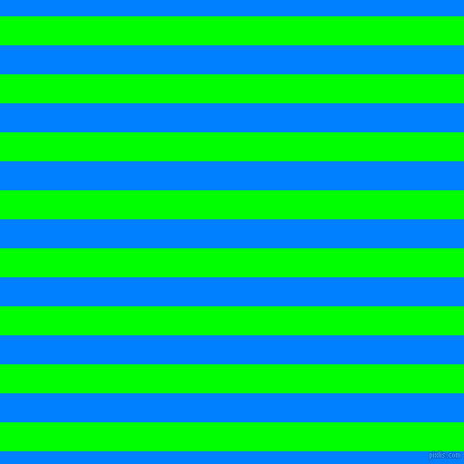 horizontal lines stripes, 32 pixel line width, 32 pixel line spacing, Lime and Dodger Blue horizontal lines and stripes seamless tileable