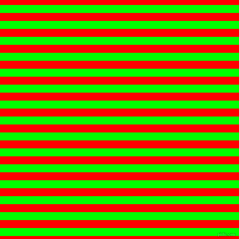 horizontal lines stripes, 16 pixel line width, 16 pixel line spacing, Lime and Red horizontal lines and stripes seamless tileable