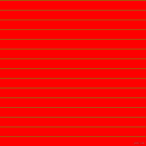 horizontal lines stripes, 1 pixel line width, 32 pixel line spacing, Lime and Red horizontal lines and stripes seamless tileable
