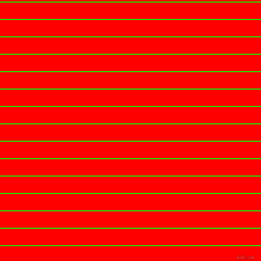 horizontal lines stripes, 2 pixel line width, 32 pixel line spacing, Lime and Red horizontal lines and stripes seamless tileable