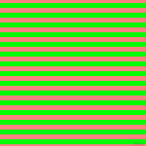 horizontal lines stripes, 16 pixel line width, 16 pixel line spacing, Lime and Salmon horizontal lines and stripes seamless tileable