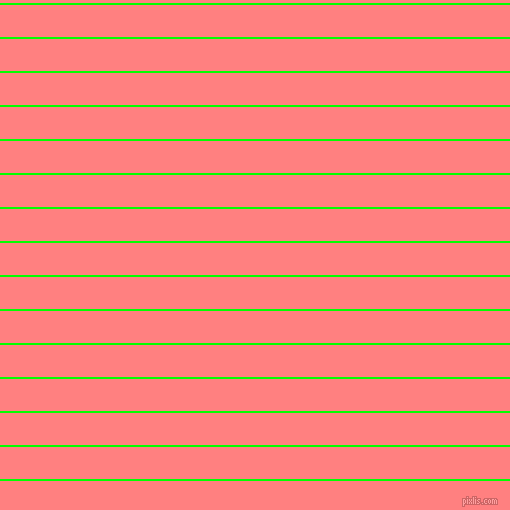 horizontal lines stripes, 2 pixel line width, 32 pixel line spacing, Lime and Salmon horizontal lines and stripes seamless tileable