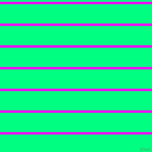 horizontal lines stripes, 8 pixel line width, 64 pixel line spacing, Magenta and Spring Green horizontal lines and stripes seamless tileable