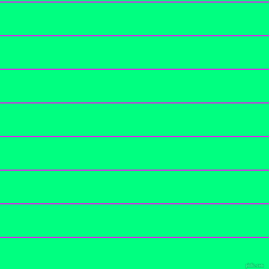 horizontal lines stripes, 2 pixel line width, 64 pixel line spacing, Magenta and Spring Green horizontal lines and stripes seamless tileable