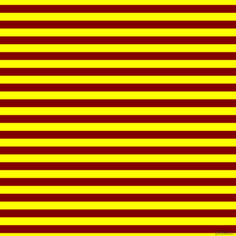 horizontal lines stripes, 16 pixel line width, 16 pixel line spacing, Maroon and Yellow horizontal lines and stripes seamless tileable