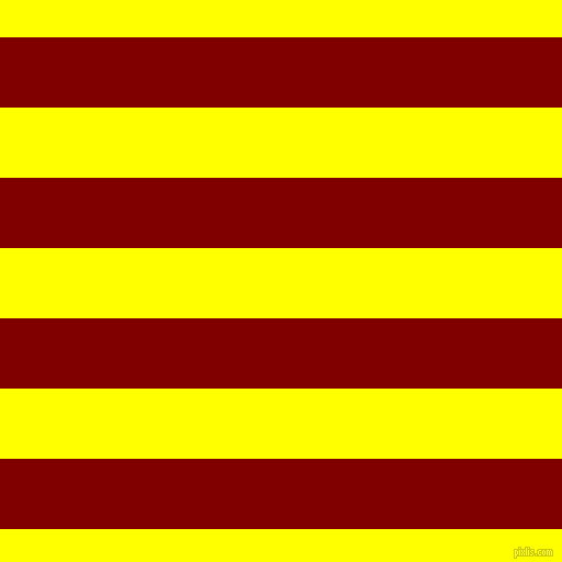 horizontal lines stripes, 64 pixel line width, 64 pixel line spacing, Maroon and Yellow horizontal lines and stripes seamless tileable