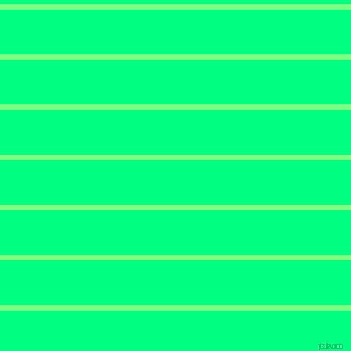 horizontal lines stripes, 8 pixel line width, 64 pixel line spacing, Mint Green and Spring Green horizontal lines and stripes seamless tileable