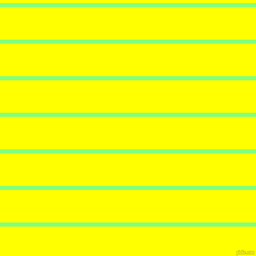 horizontal lines stripes, 8 pixel line width, 64 pixel line spacing, Mint Green and Yellow horizontal lines and stripes seamless tileable