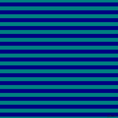 horizontal lines stripes, 16 pixel line width, 16 pixel line spacing, Navy and Teal horizontal lines and stripes seamless tileable
