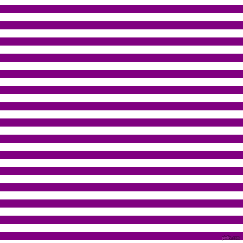 horizontal lines stripes, 16 pixel line width, 16 pixel line spacing, Purple and White horizontal lines and stripes seamless tileable