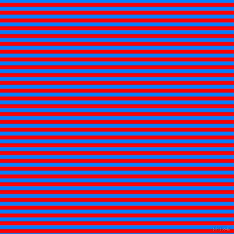 horizontal lines stripes, 8 pixel line width, 8 pixel line spacing, Red and Dodger Blue horizontal lines and stripes seamless tileable