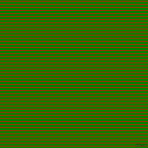 horizontal lines stripes, 2 pixel line width, 8 pixel line spacing, Red and Green horizontal lines and stripes seamless tileable