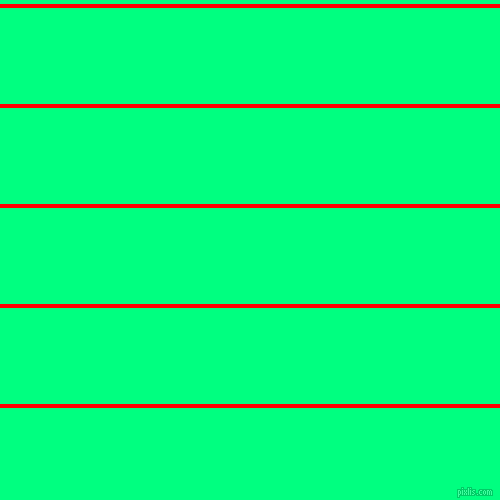 horizontal lines stripes, 4 pixel line width, 96 pixel line spacing, Red and Spring Green horizontal lines and stripes seamless tileable