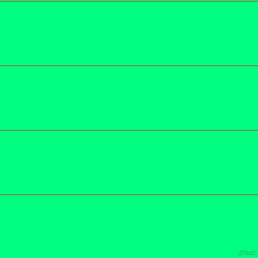 horizontal lines stripes, 1 pixel line width, 128 pixel line spacing, Red and Spring Green horizontal lines and stripes seamless tileable