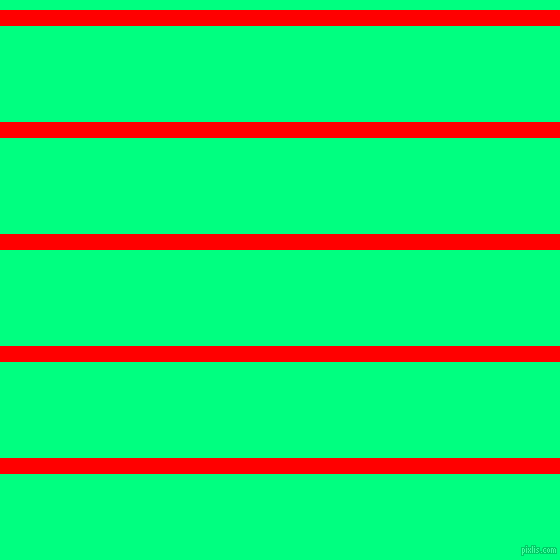 horizontal lines stripes, 16 pixel line width, 96 pixel line spacing, Red and Spring Green horizontal lines and stripes seamless tileable