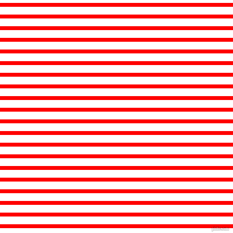horizontal lines stripes, 8 pixel line width, 16 pixel line spacing, Red and White horizontal lines and stripes seamless tileable