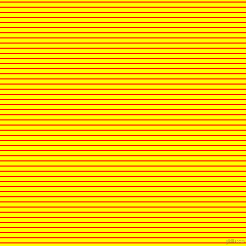 horizontal lines stripes, 2 pixel line width, 8 pixel line spacing, Red and Yellow horizontal lines and stripes seamless tileable