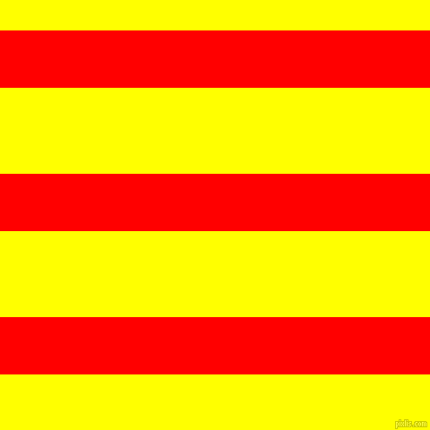 horizontal lines stripes, 64 pixel line width, 96 pixel line spacing, Red and Yellow horizontal lines and stripes seamless tileable