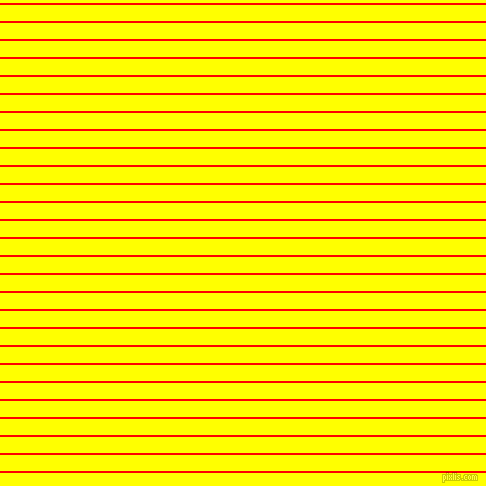horizontal lines stripes, 2 pixel line width, 16 pixel line spacing, Red and Yellow horizontal lines and stripes seamless tileable