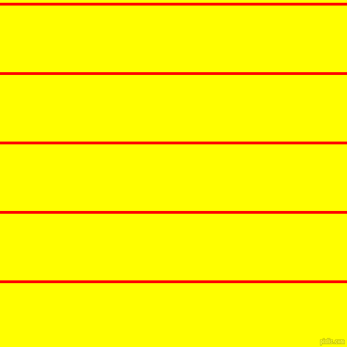 horizontal lines stripes, 4 pixel line width, 96 pixel line spacing, Red and Yellow horizontal lines and stripes seamless tileable