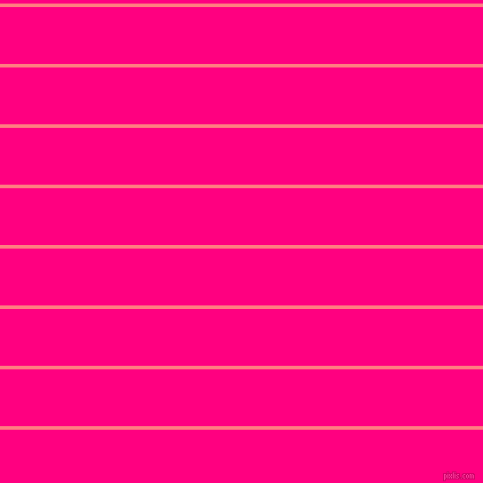 horizontal lines stripes, 4 pixel line width, 64 pixel line spacing, Salmon and Deep Pink horizontal lines and stripes seamless tileable
