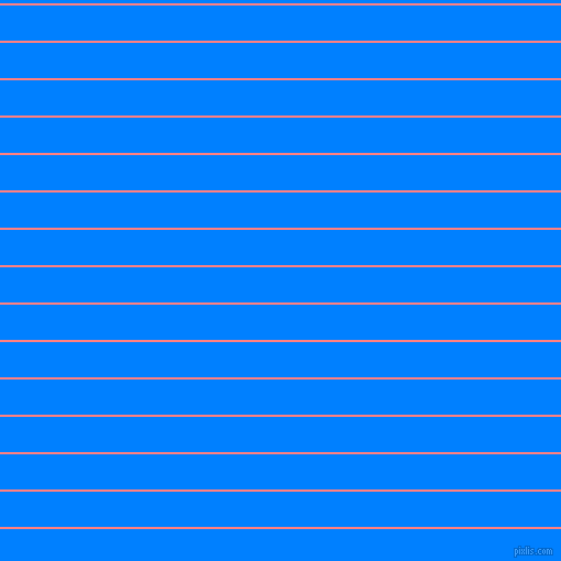 horizontal lines stripes, 2 pixel line width, 32 pixel line spacing, Salmon and Dodger Blue horizontal lines and stripes seamless tileable