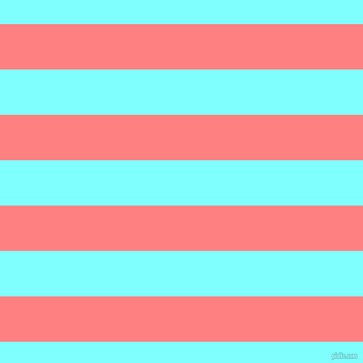horizontal lines stripes, 64 pixel line width, 64 pixel line spacing, Salmon and Electric Blue horizontal lines and stripes seamless tileable
