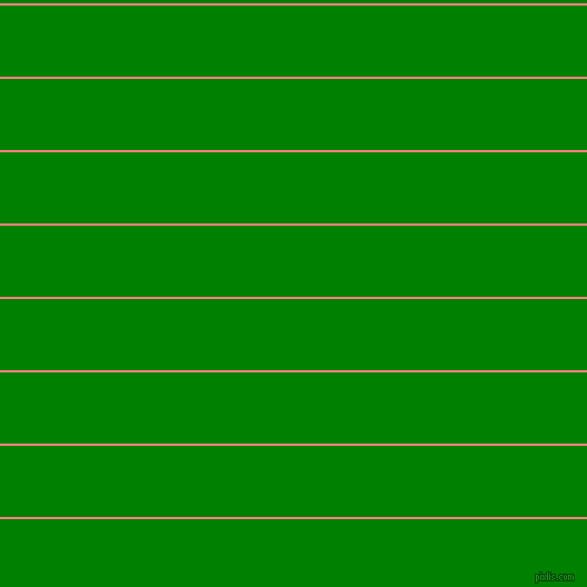 horizontal lines stripes, 2 pixel line width, 64 pixel line spacing, Salmon and Green horizontal lines and stripes seamless tileable