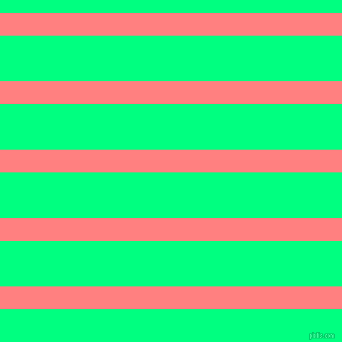 horizontal lines stripes, 32 pixel line width, 64 pixel line spacing, Salmon and Spring Green horizontal lines and stripes seamless tileable