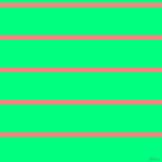 horizontal lines stripes, 16 pixel line width, 96 pixel line spacing, Salmon and Spring Green horizontal lines and stripes seamless tileable