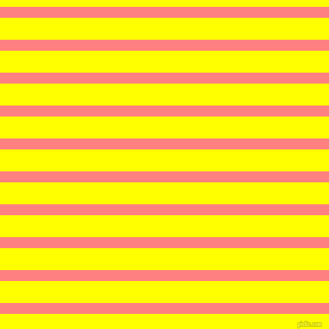horizontal lines stripes, 16 pixel line width, 32 pixel line spacing, Salmon and Yellow horizontal lines and stripes seamless tileable