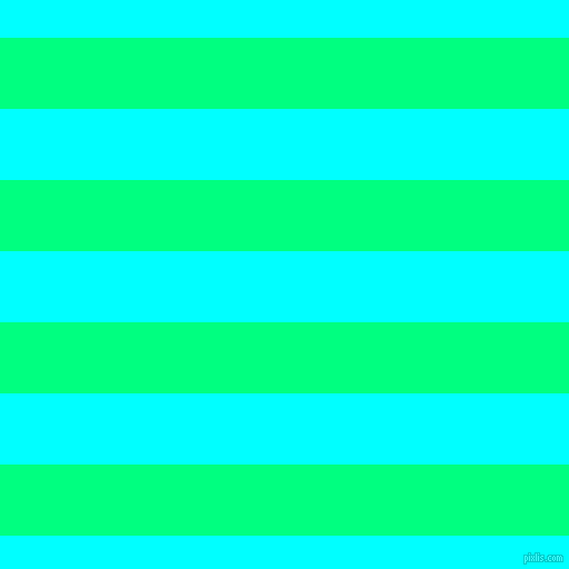 horizontal lines stripes, 64 pixel line width, 64 pixel line spacing, Spring Green and Aqua horizontal lines and stripes seamless tileable