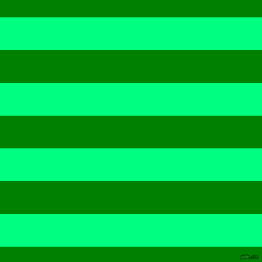 horizontal lines stripes, 64 pixel line width, 64 pixel line spacing, Spring Green and Green horizontal lines and stripes seamless tileable